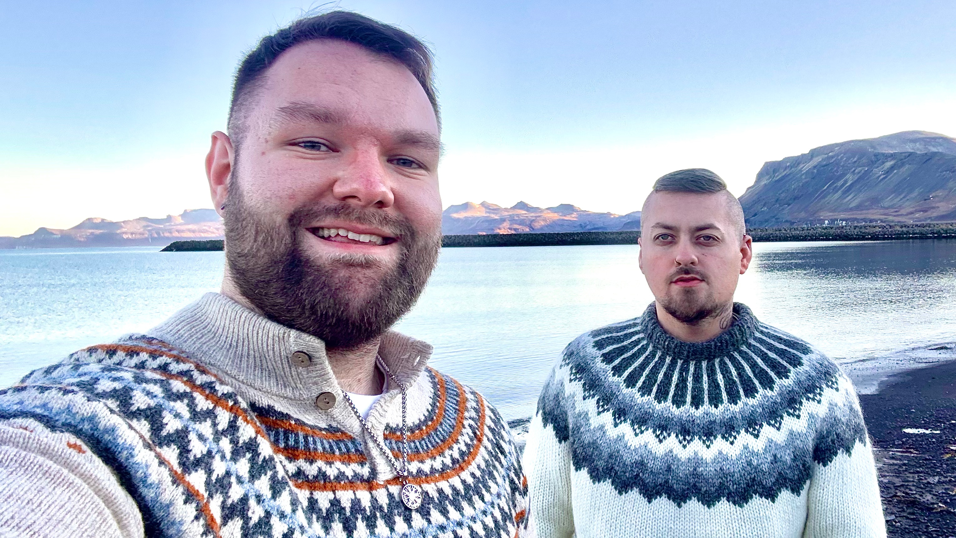 Calum and Ryan on an Iceland adventure